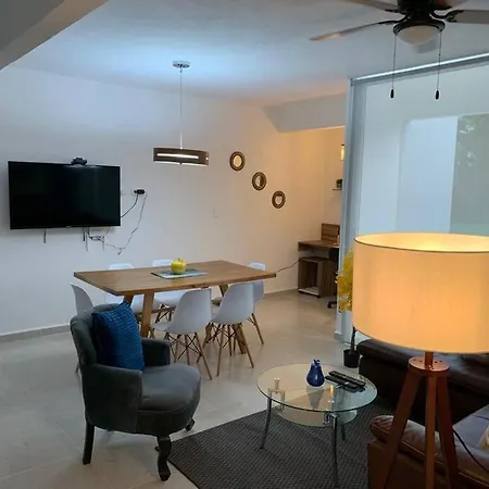 Hermoso apartamento piscina, céntrico, área libre. Cancún Exterior foto