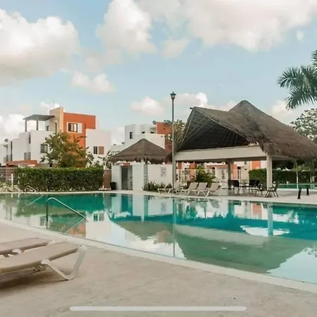 Hermoso apartamento piscina, céntrico, área libre. Cancún Exterior foto